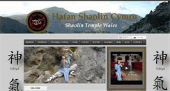 Desktop Screenshot of hafanshaolincymru.com